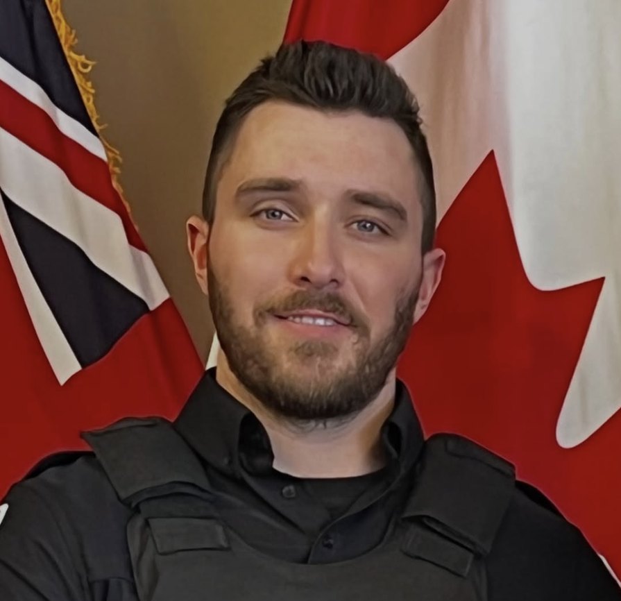Devan Kealey in his Ottawa Police special constable uniform